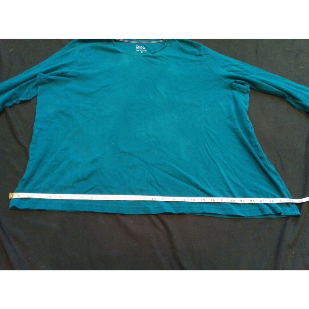 Croft & Barrow The Classic Tee Woman's Long Sleeve Shirt Size 2XL - Picture 5 of 7